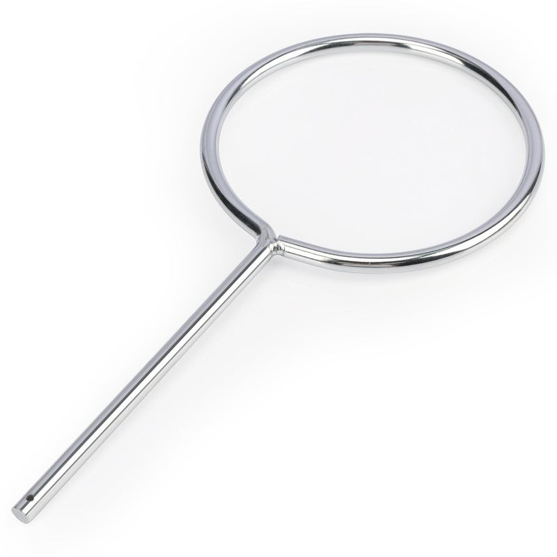 Labasics Support Retort Ring, Chrome-Plated Lab Support Ring Closed Extension Ring for Laboratory Experiment, Sturdy Corrosion Resistant, O.D. 140 mm I.D. 125 mm - Image 1